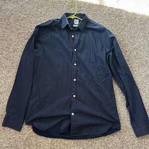 GAP Men's Dark Blue Casual Button-Down Shirt